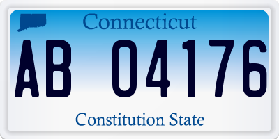 CT license plate AB04176