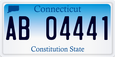 CT license plate AB04441