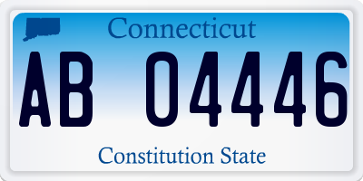CT license plate AB04446