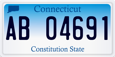 CT license plate AB04691