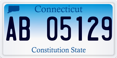 CT license plate AB05129