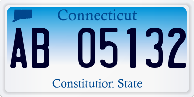 CT license plate AB05132