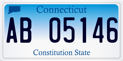 CT license plate AB05146