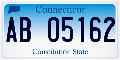 CT license plate AB05162