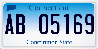 CT license plate AB05169