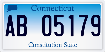 CT license plate AB05179