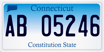 CT license plate AB05246