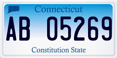 CT license plate AB05269