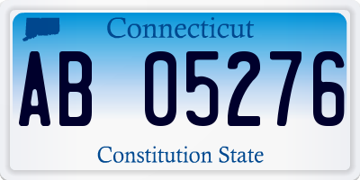 CT license plate AB05276