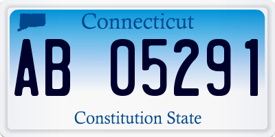 CT license plate AB05291