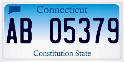 CT license plate AB05379
