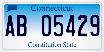 CT license plate AB05429