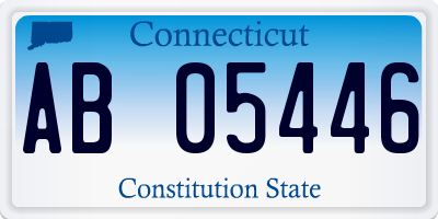 CT license plate AB05446