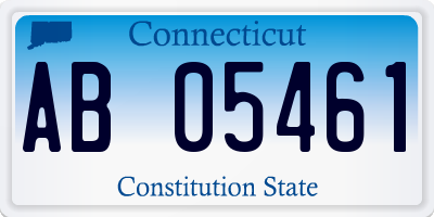 CT license plate AB05461