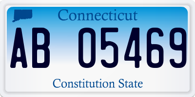 CT license plate AB05469