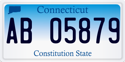 CT license plate AB05879