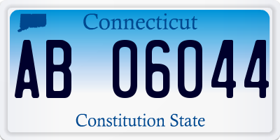 CT license plate AB06044