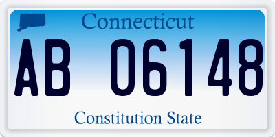 CT license plate AB06148