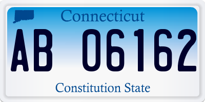 CT license plate AB06162