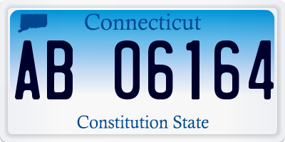 CT license plate AB06164
