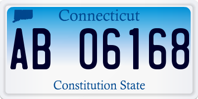 CT license plate AB06168