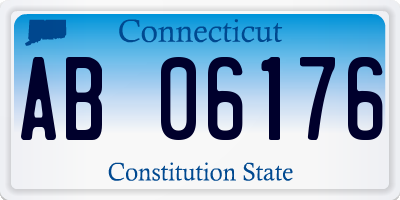 CT license plate AB06176