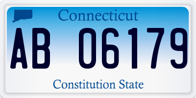 CT license plate AB06179