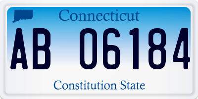 CT license plate AB06184