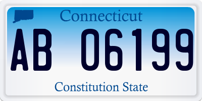 CT license plate AB06199