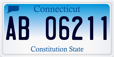 CT license plate AB06211