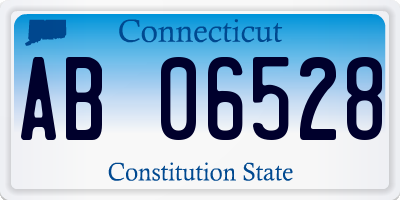 CT license plate AB06528
