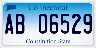 CT license plate AB06529