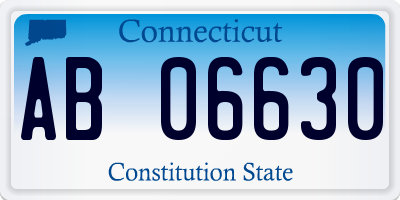 CT license plate AB06630