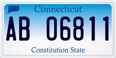 CT license plate AB06811