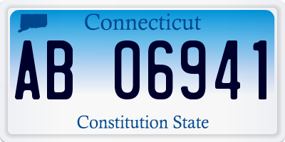 CT license plate AB06941