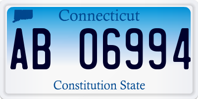 CT license plate AB06994