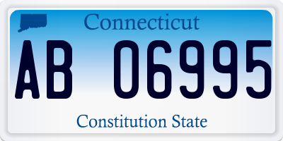 CT license plate AB06995