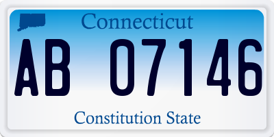 CT license plate AB07146