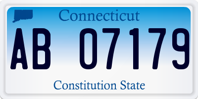 CT license plate AB07179