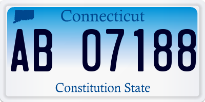 CT license plate AB07188