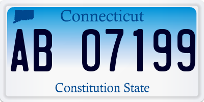 CT license plate AB07199