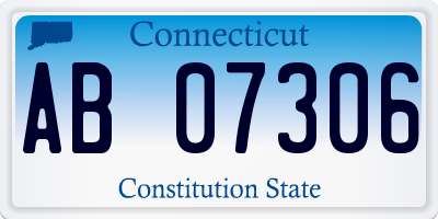 CT license plate AB07306