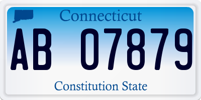 CT license plate AB07879