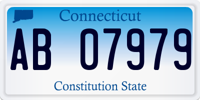 CT license plate AB07979