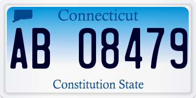 CT license plate AB08479