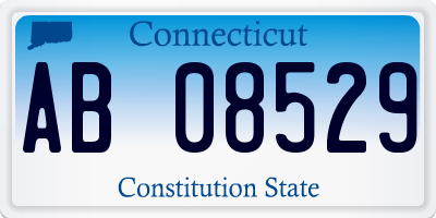 CT license plate AB08529