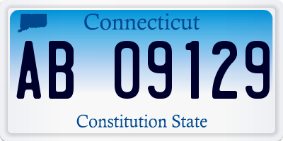 CT license plate AB09129