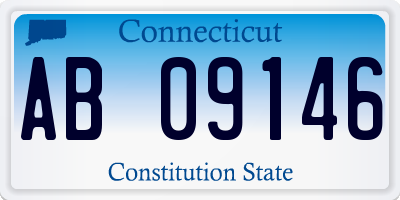 CT license plate AB09146