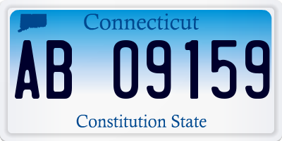 CT license plate AB09159