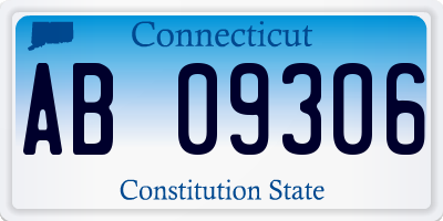 CT license plate AB09306